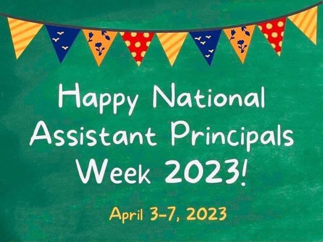 Happy National Assistant Principal’s Week @LoomanAP! We ❤️ You!