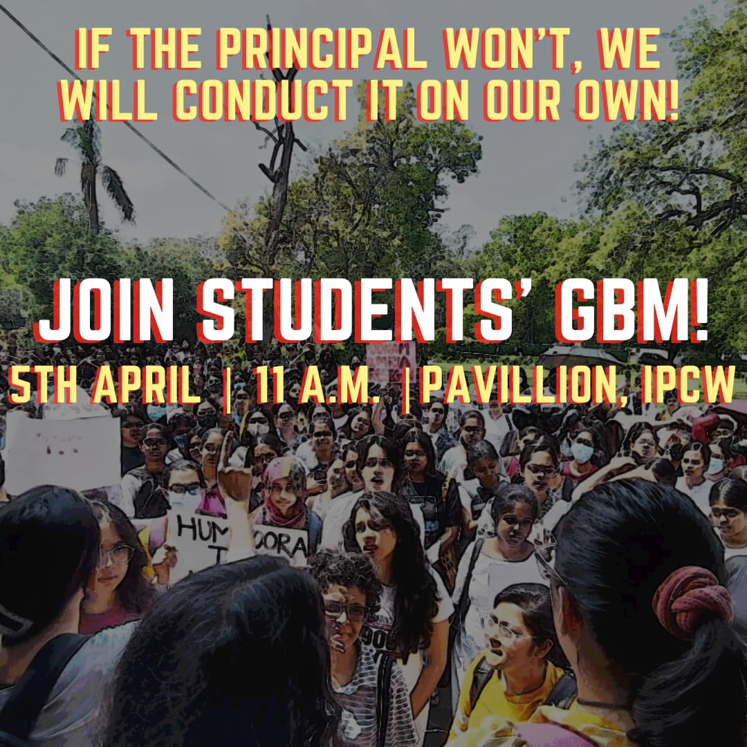 ipstudentfront's tweet photo. Join us at 11:00 A.M tomorrow https://t.co/Z0qBkU0JcG