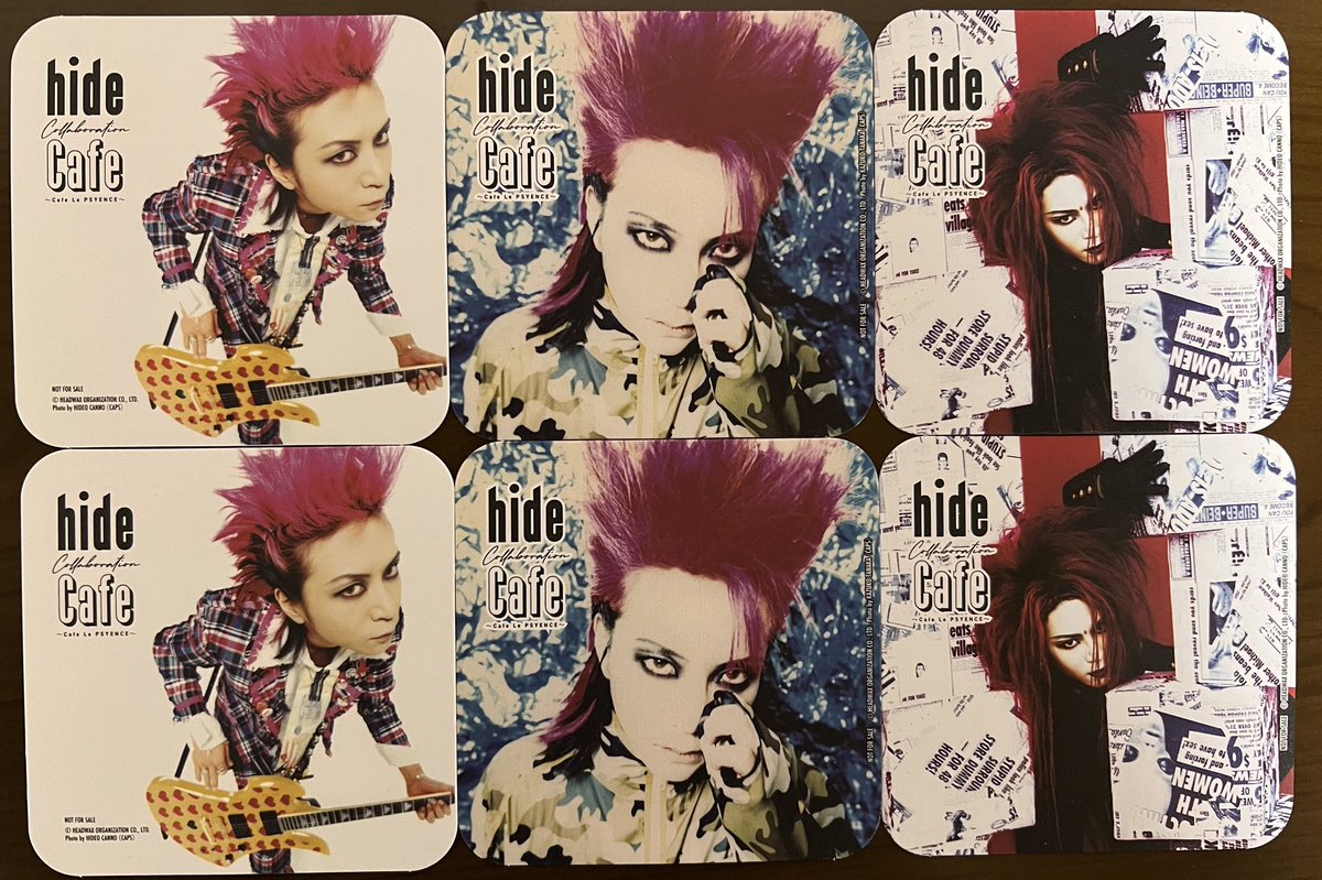 mariko8800's tweet photo. 連チャンで今日も😍
コースター全部揃った😍
昼からお酒😜たまにはいいよね❣️
#hide
#hidecafe https://t.co/pt7AqddOwd
