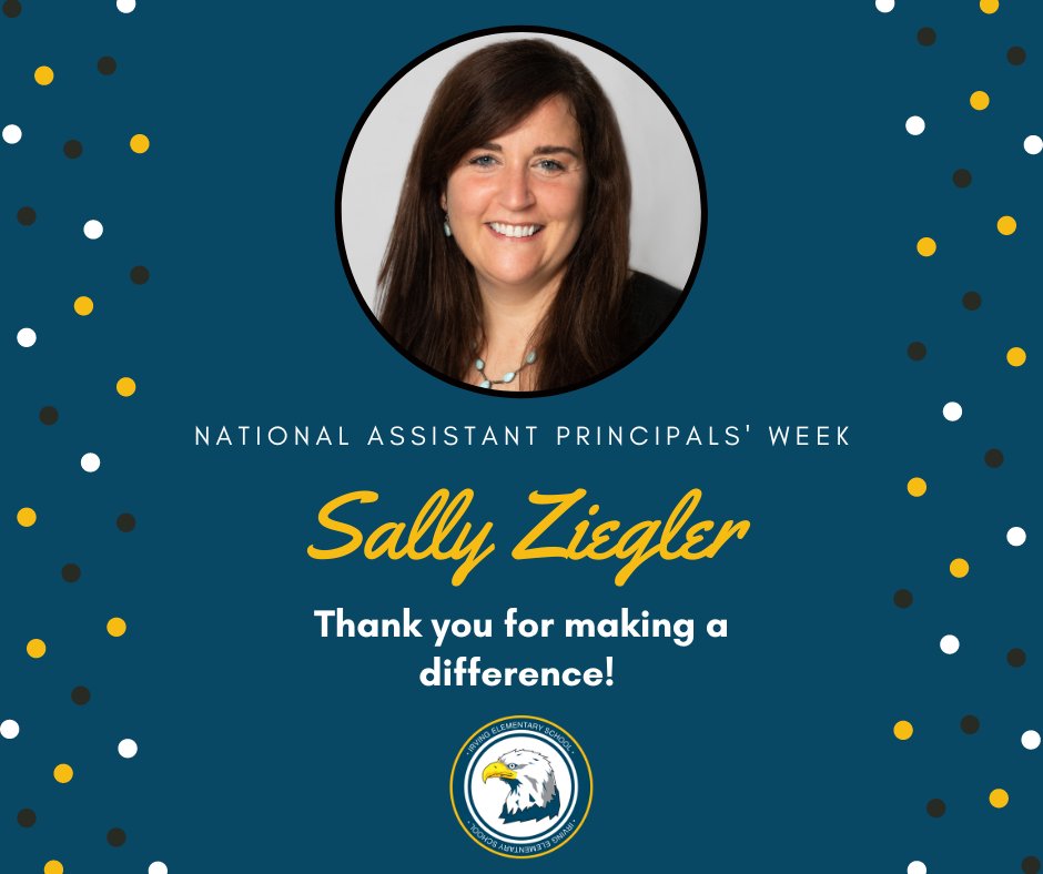 It’s #APweek23, and we're celebrating Assistant Principal Ms. Sally Ziegler for doing amazing work at @IrvingBerwyn this year! #IrvingPride #D100Inspires
