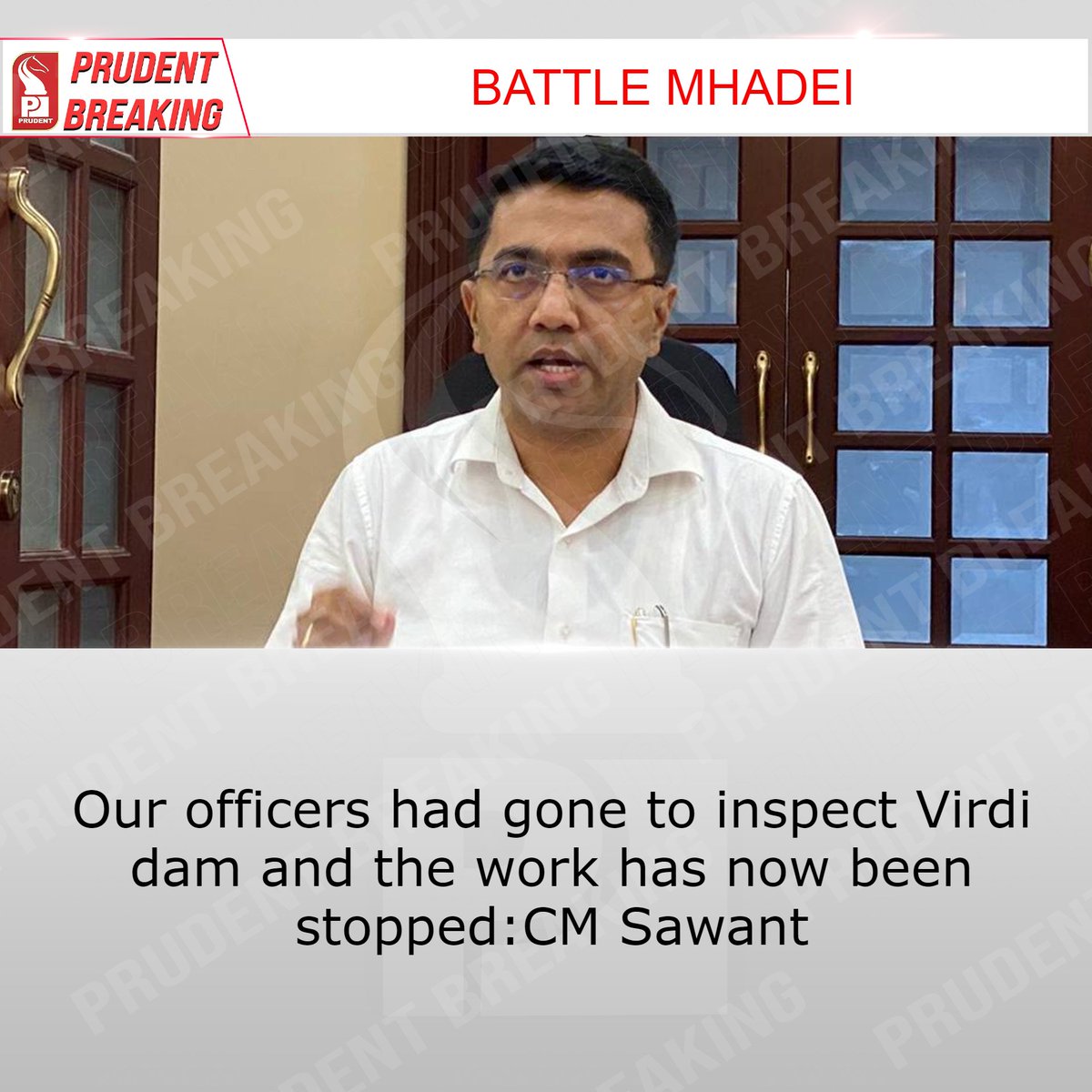 prudentgoa's tweet photo. #Virdi #Dam #Mhadei @DrPramodPSawant https://t.co/0xPpd1o06V