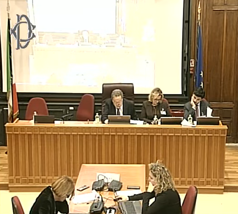 Montecitorio's tweet photo. Esercizio voto in comune diverso da quello di residenza: in Commissione #AffariCostituzionali, audizione di Irina Ilona Lazar, presidente dell’Associazione #POLITEA. 
Diretta: https://t.co/CHWk1UGLH8 
#OpenCamera https://t.co/6w61H6BsFL