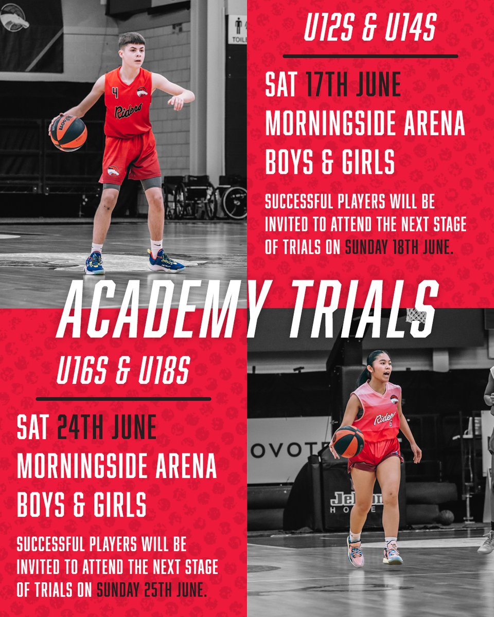 Leicester Riders Foundation (@ridersbf) on Twitter photo Our U12s & U14s <a href="/LRFAcademy/">Leicester Riders Foundation JNBL Academy</a> Trials get underway this weekend!
Book your place below.
U12s & 14s trials ⤵️
booking.leicesterarena.co.uk/c/LZEmOKzmpW/t…
U16s & 18s trials ⤵️
booking.leicesterarena.co.uk/c/LZEmOKzmpW/t… Our U12s & U14s <a href="/LRFAcademy/">Leicester Riders Foundation JNBL Academy</a> Trials get underway this weekend!
Book your place below.
U12s & 14s trials ⤵️
booking.leicesterarena.co.uk/c/LZEmOKzmpW/t…
U16s & 18s trials ⤵️
booking.leicesterarena.co.uk/c/LZEmOKzmpW/t…