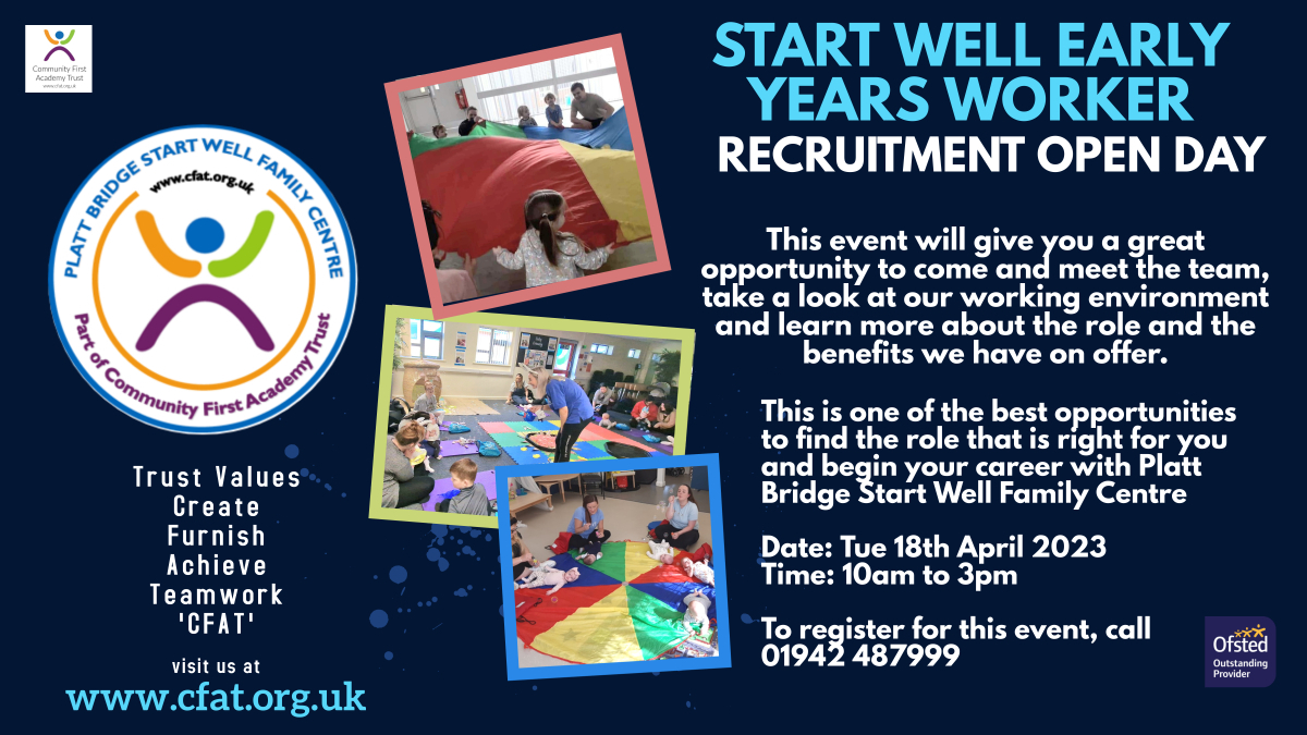 AtC_DCEO's tweet photo. 📢We're recruiting! 📢Join Our Team!  

💰Grade 4, £13,120 - £13,851 per annum
⏰22 hours 30 minutes per week
📅Working the full year 
🏫@PlattBridgeCC WN2 5NG   

Closing Date 12 noon on Monday 24th April 2023

➡️Apply https://t.co/h3fj0sPfX2 https://t.co/Wwr966w0si