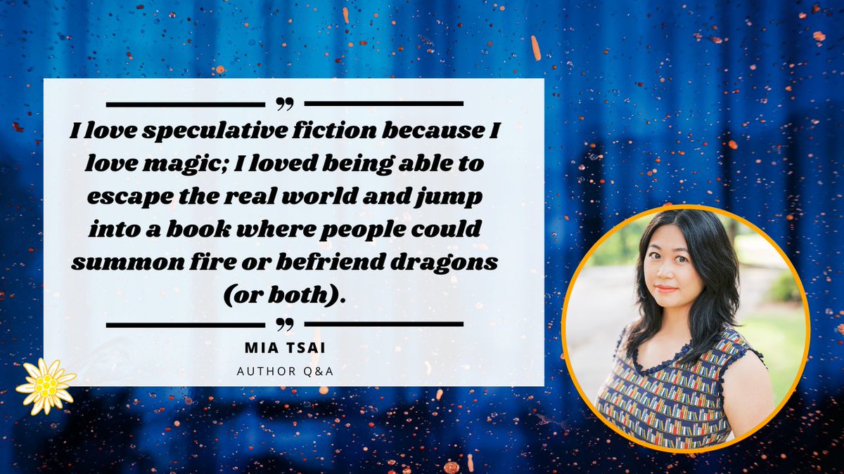 'I love speculative fiction because I love magic; I loved being able to escape the real world and jump into a book where people could summon fire or befriend dragons (or both).' -@itsamia on the EdelVoice blog. Read now abovethetreeline.com/edelvoice-mia-…