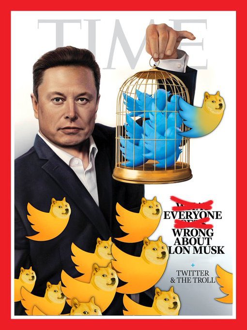 Does ELON have any thoughts in his head?  The right to subscribe to Twitter with DOGE !!🤔
