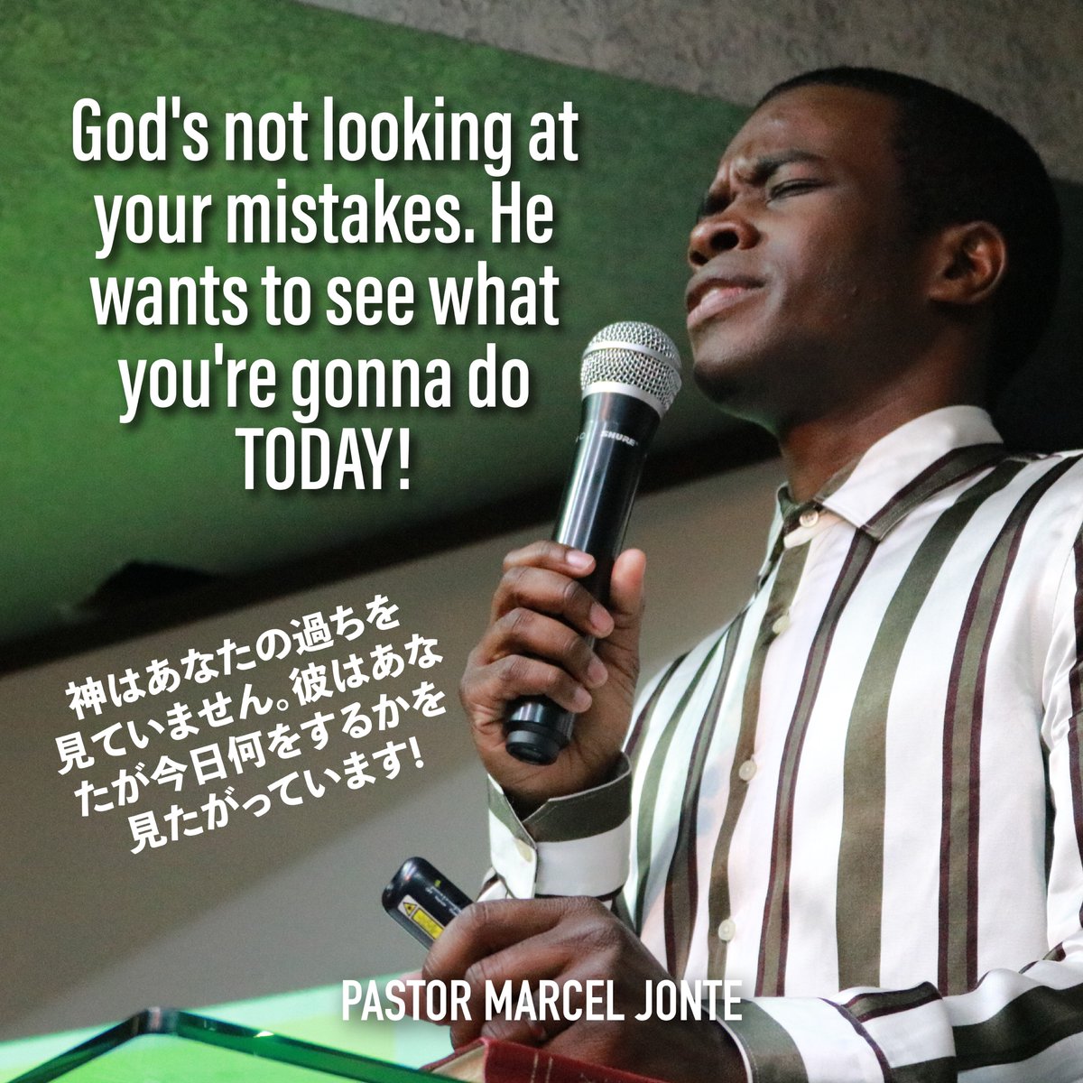 jkctokyo's tweet photo. (日本語は下)
God's not looking at your mistakes. He wants to see what you're gonna do TODAY!
-------
神はあなたの過ちを見ていません。彼はあなたが今日何をするかを見たがっています! https://t.co/G05uwSt0gO