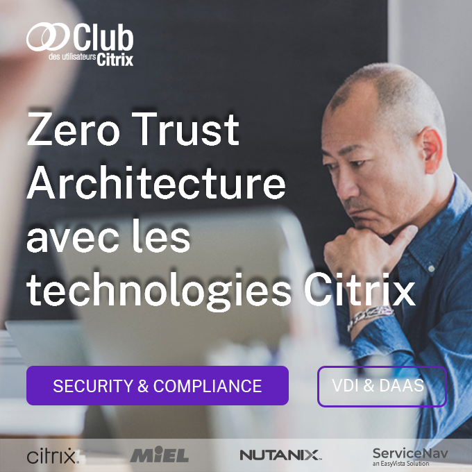 Club_Citrix's tweet photo. En cette semaine du FIC @FIC_eu, à lire 2 articles sur #ZTNA #ZeroTrust et l’utilisation des technologies @Citrix
https://t.co/ZmOQLuosMJ
https://t.co/CjsTTHlJrB https://t.co/V6H1IWFtgA