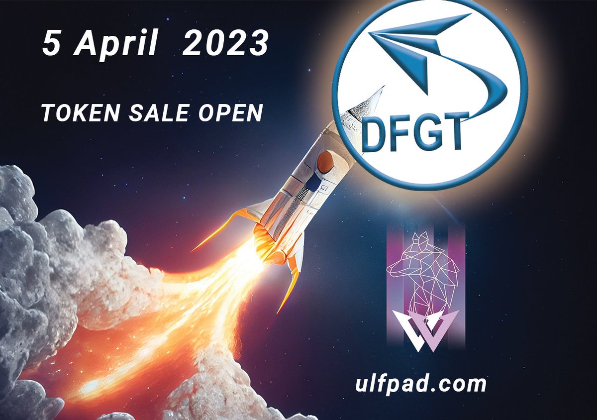 business_token's tweet photo. It's official📢 $DFGT sales launch, April 5th at 9am SAST on https://t.co/XLOakNDoSd. Join our community and take part in shaping the future of online business marketing.
@WolfFinancials @BinanceAfrica #DFGT #GovernanceToken #CryptoLaunch #launchpad #TokenSale #DYOR https://t.co/ojh6pRTcTl