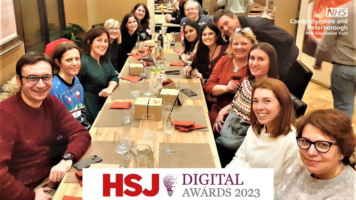Congratulations to our <a href="/CPFT_NHS/">CPFT</a> Staff Mental Health Service team joining 165 finalists for the #HSJDigitalAwards 2023! 🥳
They are shortlisted for using digital approaches to provide rapid access to #MentalHealth care for busy #NHS staff.
Good luck for the <a href="/HSJ_Awards/">HSJ Awards</a> in June!🤞