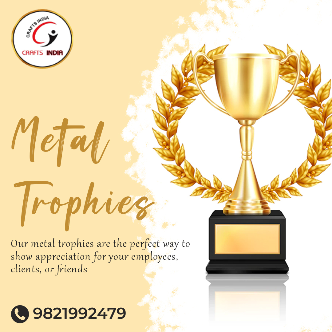 Recognize achievement with a touch of sophistication, choose from our collection of #metaltrophies. Shop for the #metal #trophies of best quality from Crafts India at very reasonable prices. Call us at 9821992479 for #wholesale queries.
#manufacturer #supplier #exporter