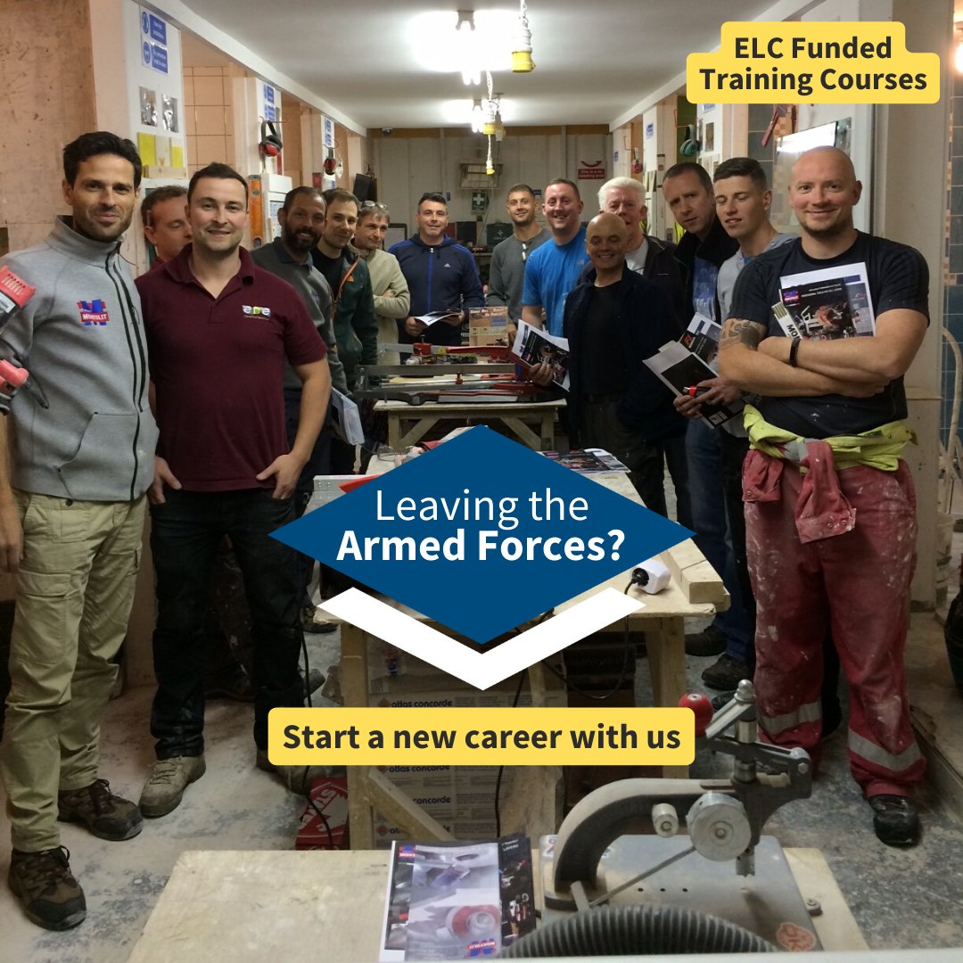 Are you leaving the armed forces or a veteran? See our ELC eligible courses here… 

tradestraining.co.uk/armed-forces-t…

#scottishveterans #veteransuk #armedforcesresettlement