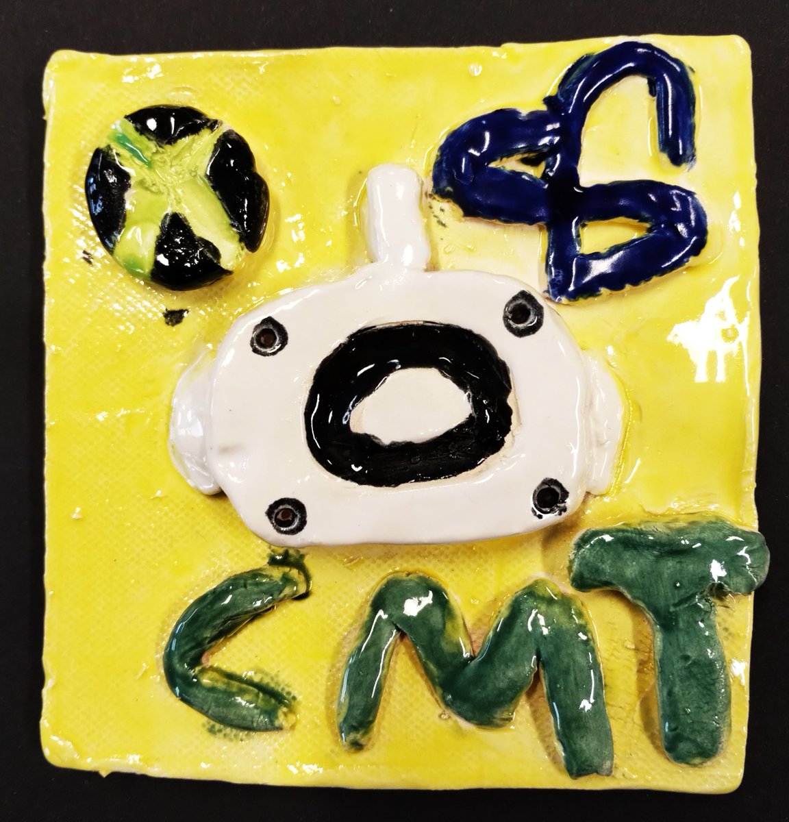 8th grade clay tiles! More at Artsonia.com #SAU34pride #HDMSpride