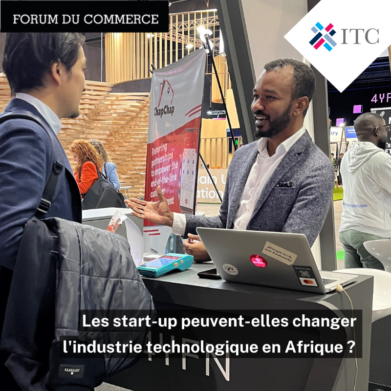 ITCnews's tweet photo. .@SparcoInc_ et @ChapchapAfrica, sont deux start-up technologiques que l'ITC a amenées au World Mobile Congress de Barcelone. #MWC23

Elles ont dépassé la concurrence grâce à leurs solutions bancaires innovantes par téléphone mobile.

#TradeForum s'est entretenu avec elles.