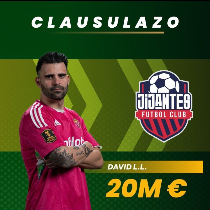 Manucdl27's tweet photo. DAVID LÓPEZ LLEGA A JIJANTES
El veterano defensa llega desde Porcinos por 20M para reforzar la defensa de un equipo que intentará entrar a playoff después de la catástrofe del 1er Split. Gerard Romero asegura que le dará solidez defensiva a su equipo para sacar buenos resultados https://t.co/uGkuVvesmd