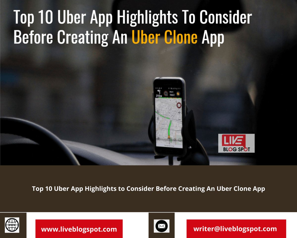 Top 10 Uber App Highlights to Consider Before Creating An Uber Clone App

Read More:--> bit.ly/3ZNvECY

#appdevelopment #uberapp #ubercloneapp #taxibookingapp #bookingapp #gpsintegration #writeforus #liveblogspot #guestpostservices #paidguestpost #highdaguest