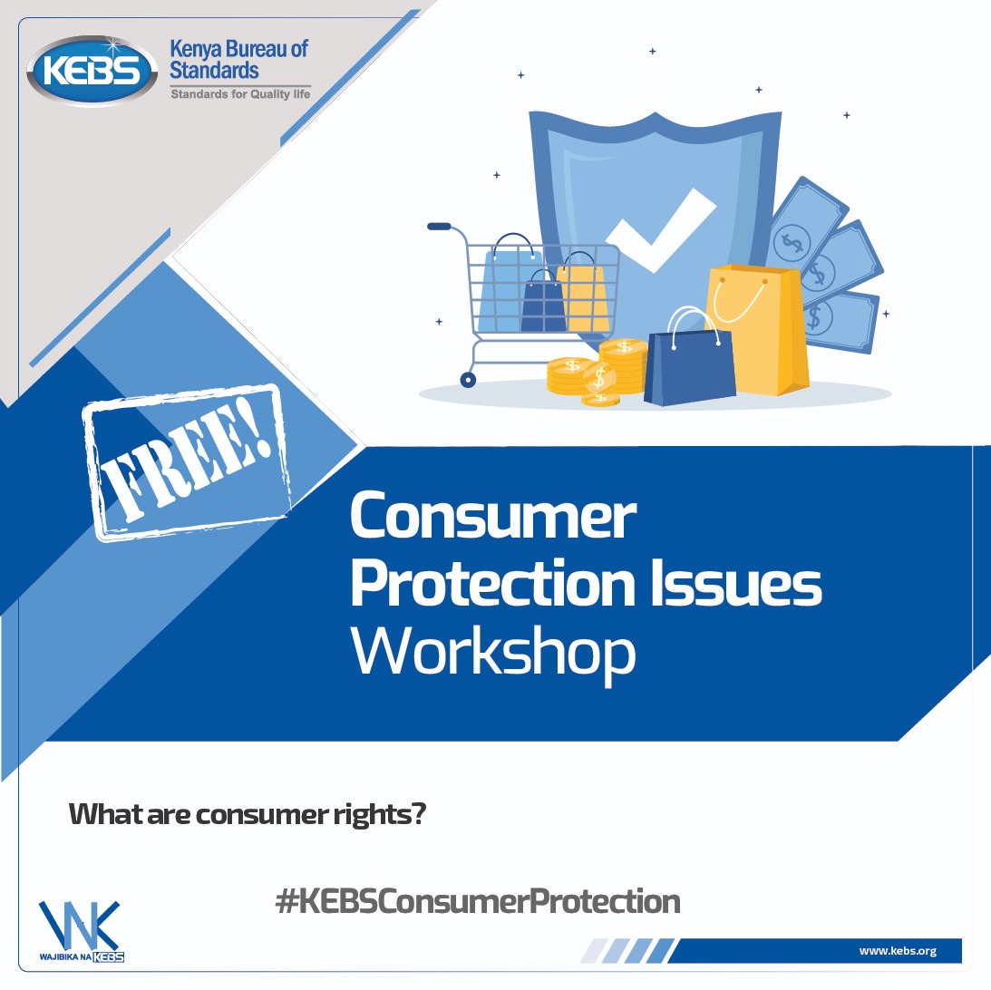 KEBS_ke's tweet photo. Consumer rights are the rights that a buyer has concerning the purchase of goods and services. These rights are enshrined in the Constitution of Kenya, 2010.
#KEBSConsumerProtection
#ConsumerRights 
#StandardsForQualityLife https://t.co/RUUDwoR6si