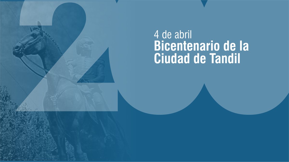 fce_unicen's tweet photo. 4 de abril 
Feliz Cumpleaños Tandil
Festejamos el Bicentenario de nuestra Ciudad 

#200añostandil #Tandil https://t.co/HJBT87dzz5