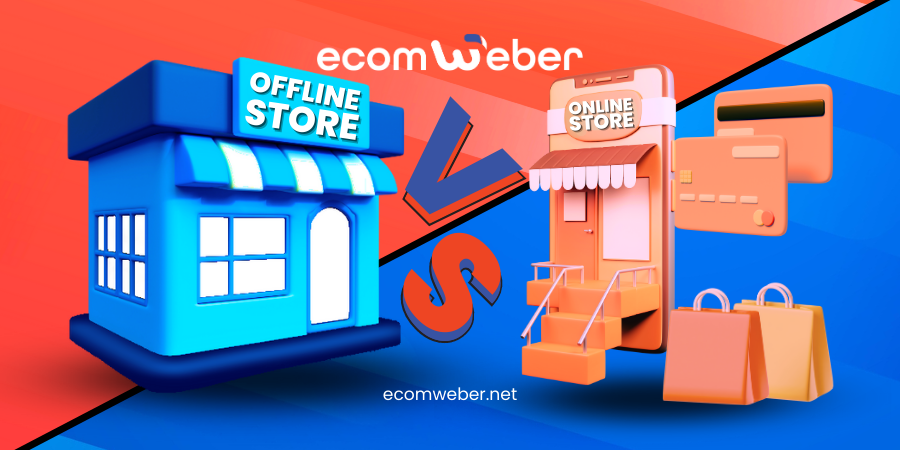 Online shopping is far more convenient because it allows you to shop whenever and wherever you want, while offline stores allows you to physically see and touch the items you are purchasing.

#offlinebusiness #onlinebusiness #differences #verses #offlineshop #onlinestore