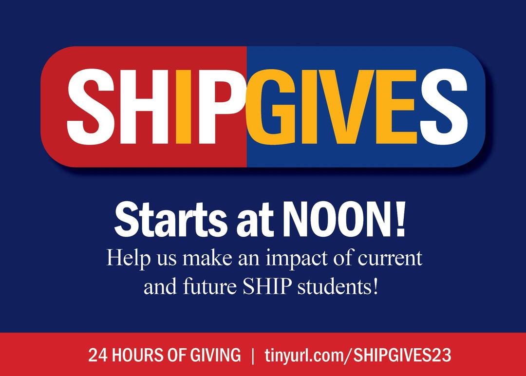 Today is the day! Please consider a gift that will make an impact on our students.  Our link is: shipgives.sufoundation.org/campaigns/cent… Thank you!