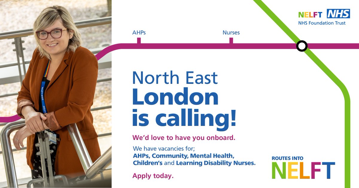 NELFTCareers's tweet photo. Are you an Art Therapist, Drama Therapist or Multi Therapist?

We could have a vacancy here for you! 🙌

If you are looking for a rewarding role where you can make a real difference to your community in North East London, we’d love to have you onboard!

➡️ https://t.co/6kP04Z7Sgz https://t.co/5DdS7oXmNd