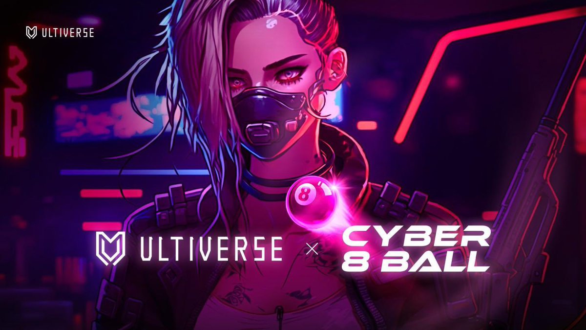 🎉Krystal X  #Cyber8Ball 🎉

 10 x whitelist #Freemint

🐾 赛博朋克风格的PvP台球游戏Cyber8Ball加入由 #币安 投资的元宇宙游戏平台Ultiverse生态，现在加入通过你惊人的球技赚取奖励

✅♥+RT+Tag 3 Frens
✅Follow
 <a href="/Krystal_Eth/">加密Krystal</a>
<a href="/huoshan007/">火山哥.btc🕊️</a> 
 <a href="/Cyber8Ball/">Cyber8Ball 🎱</a>
✅Join discord.gg/ultiverse

72h