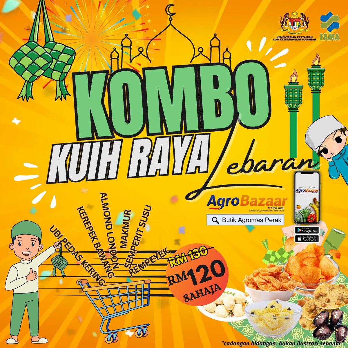 Guysssa....Set Kombo Raya kembali lg.....harga dh ckup berbaloi. Dgn adanya eBaucer maka harga jd xmasuk akak 🤣
Jomlah shopping...sebelum eBaucer habis kene rembat 🤪
#AgrobazaarOnline
#ButikAgromasPerak
#RayaSale