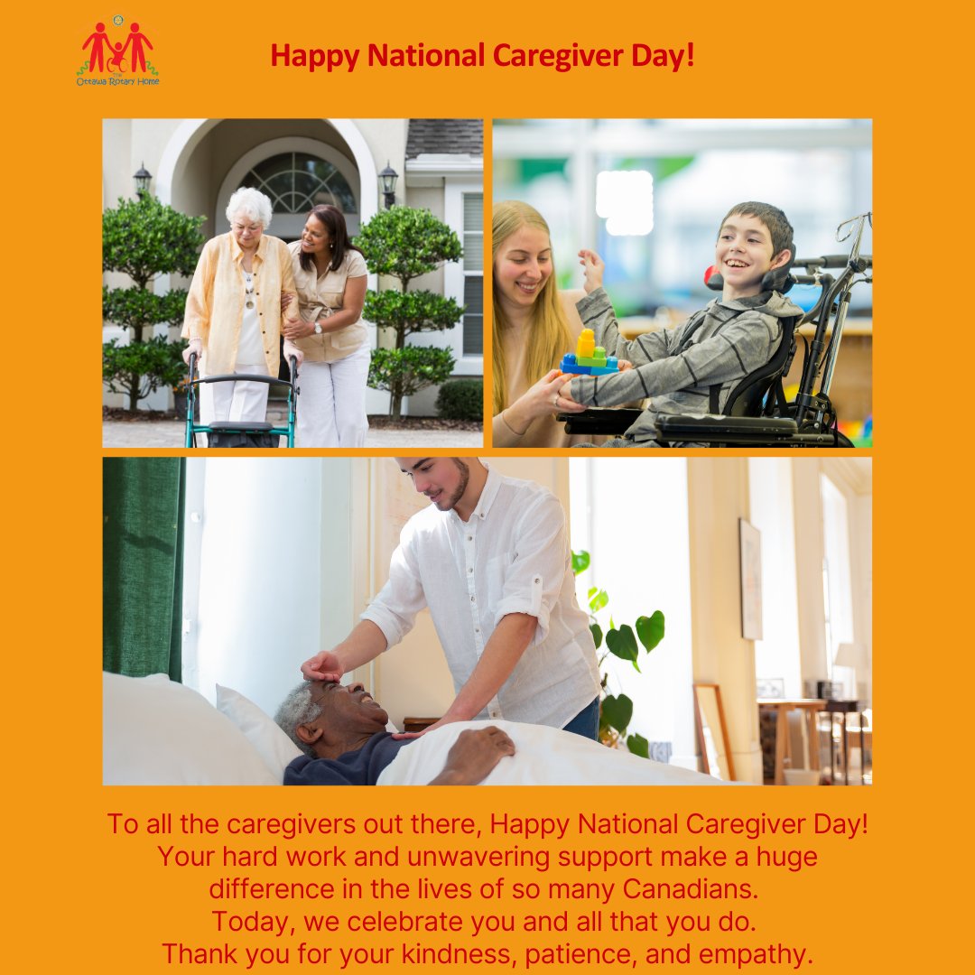 RotaryHome's tweet photo. Happy National Caregiver Day !

Joyeuse journée nationale des proches aidants !

#caregiver  #NationalCaregiverDay 
 #healthworkers  #Disability https://t.co/JF56KviSbj