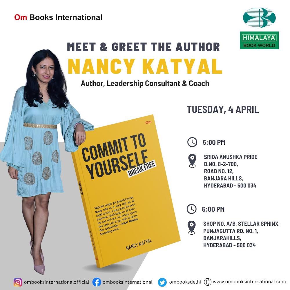 Hello Hyderabad

#booktour #booksignings #committoyourself #bookstagram