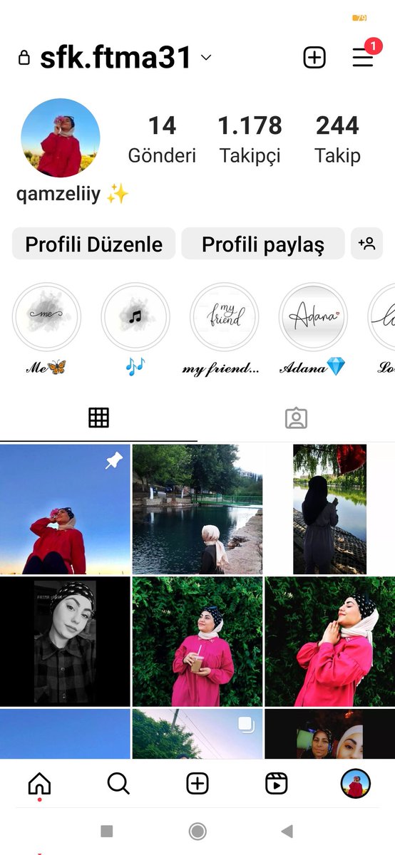Şuraya Instagram hesabımı bırakıyorum burayada gelin 😂💅