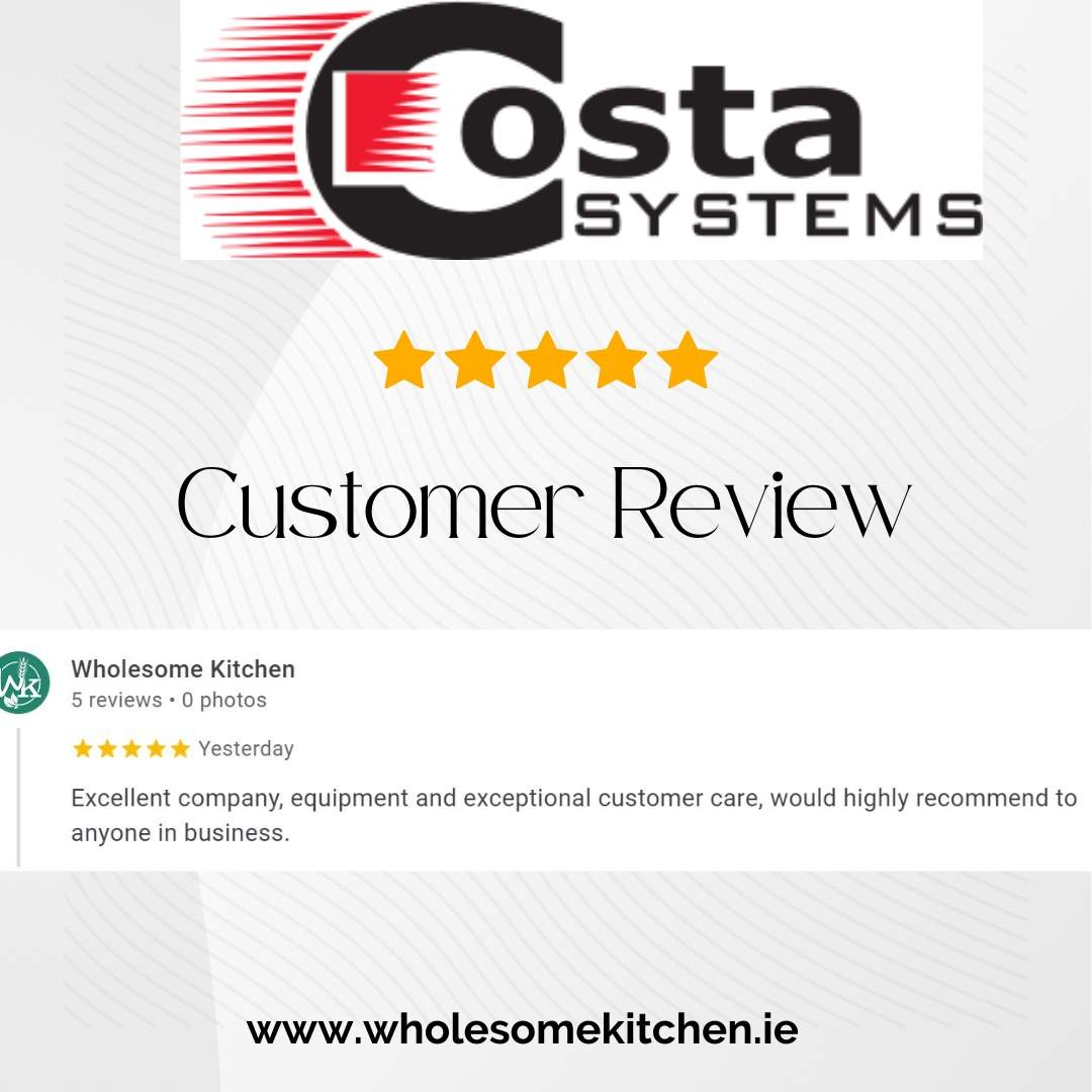 costasystemsltd's tweet photo. ⭐⭐⭐⭐⭐5 STAR REVIEW⭐⭐⭐⭐⭐
We did a recent installation for Wholesome Kitchen in Mullingar and were delighted to receive a 5 star review. If you're in the area and looking for a healthy, tasty food, tell them we sent you!
https://t.co/FWjFjbSqbw https://t.co/aO6dnTngUn