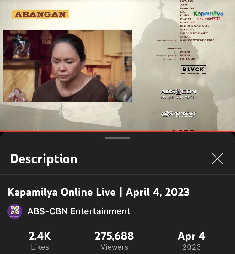 idolcocomartin's tweet photo. 275K concurrent views!!! #FPJBQHanda https://t.co/U95tXmAWPb