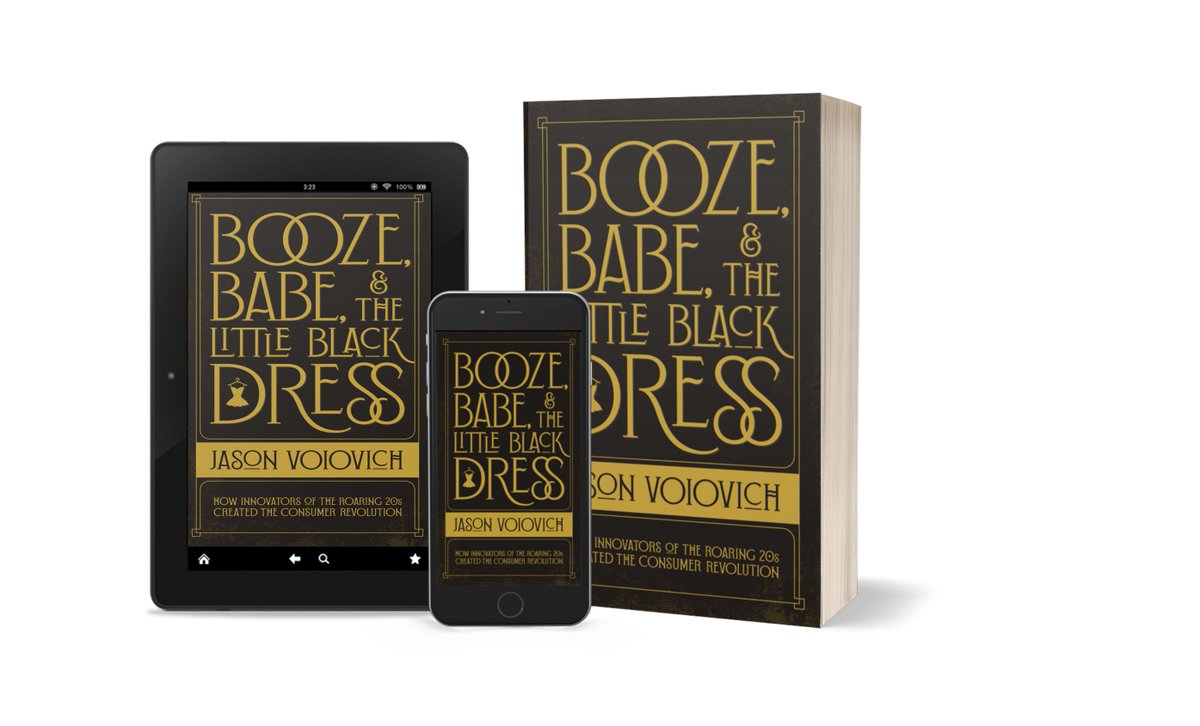 Epic stories from the decade that taught us how to vote with our wallets. Pick up your copy today! amazon.com/Booze-Babe-Lit…

#History #Roaring20s #Marketing #innovation #Consumerism