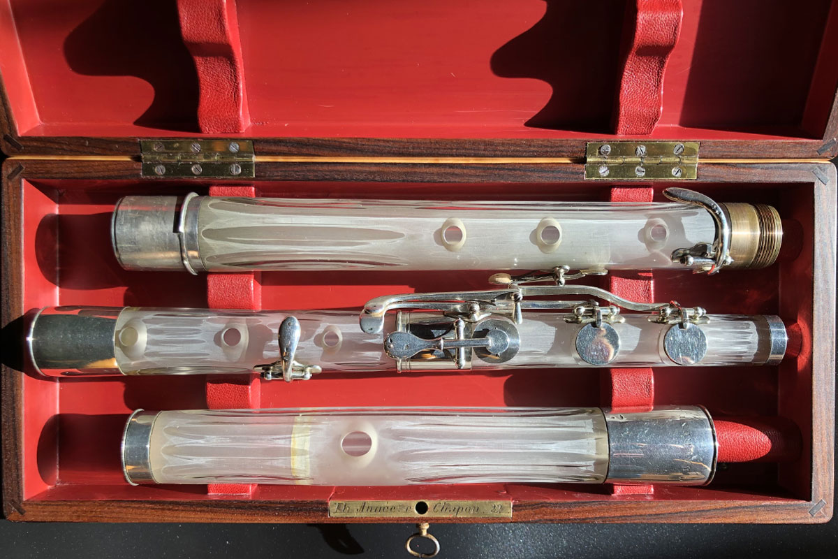 Wow! A Crystal Flute!

Sunday, April 30th 

A lecture and demo by Mark Leone sharing his rare private collection of historical flutes. Reception with recorded performance of four professional musicians playing these instruments to follow.

Get Tickets >> conta.cc/3zty9iK
