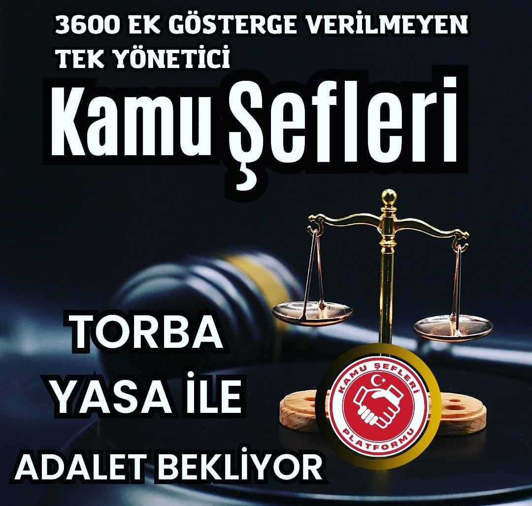 Ülkemizin gücüne inanıyoruz maiyetinde çalışan birçok unvana 3600 Ek Gösterge verilmiş Yönetici  #35BinKamuŞefi unutulmuştur.<a href="/TBMMresmi/">TBMM</a> kapanmadan acilen mağduriyetimizin giderilmesini bekliyoruz.
<a href="/RTErdogan/">Recep Tayyip Erdoğan</a> <a href="/fuatoktay/">Fuat Oktay</a> <a href="/vedatbilgn/">Vedat Bilgin</a> <a href="/mustafaelitas/">Mustafa Elitaş</a> <a href="/yilmaztunc/">Yılmaz TUNÇ</a> <a href="/Mustafa_Destici/">Mustafa Destici</a> <a href="/BY/">Binali Yıldırım</a>