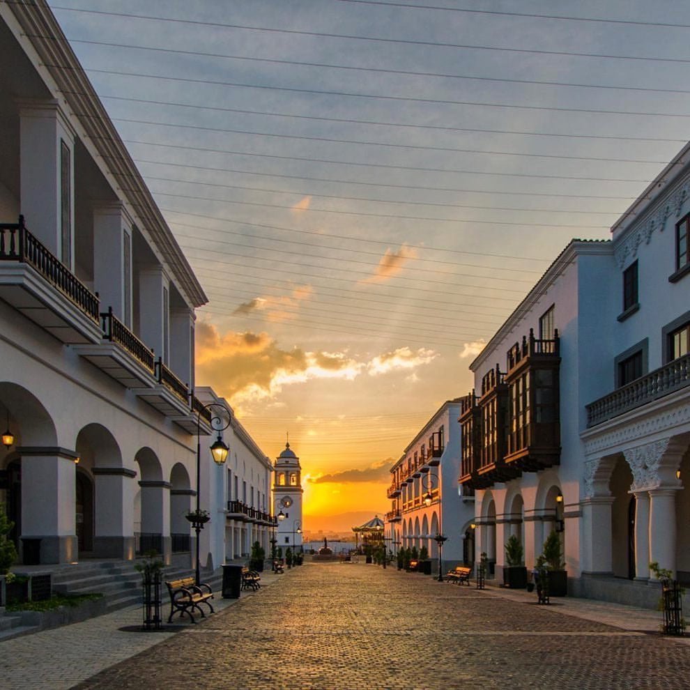 New buildings in Guatemala.