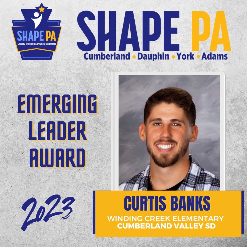 🏆 Award Announcement 📣 

Congratulations to Curtis Banks for winning our local Emerging Leader Award! Way to go, <a href="/Curtisbanks07/">Curtis Banks</a>! <a href="/CVSDnews/">Cumberland Valley SD</a> <a href="/WC_WolfPack/">Winding Creek Elementary School</a>