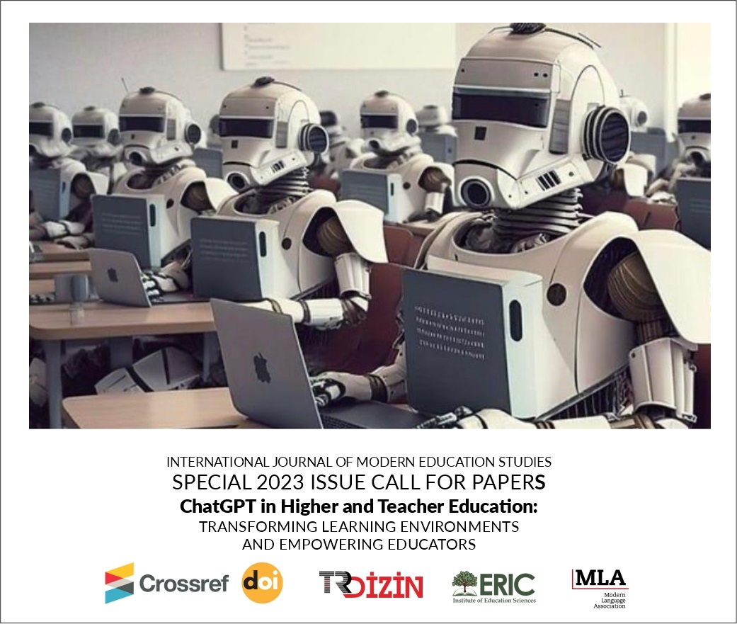 📷 CALL FOR PAPERS 📷 IJONMES Special 2023 Issue: ChatGPT in Higher & Teacher Education 📷  Submit your abstract by May 30, 2023. @mevlutaydogmus @ijonmes  More info: ijonmes.net