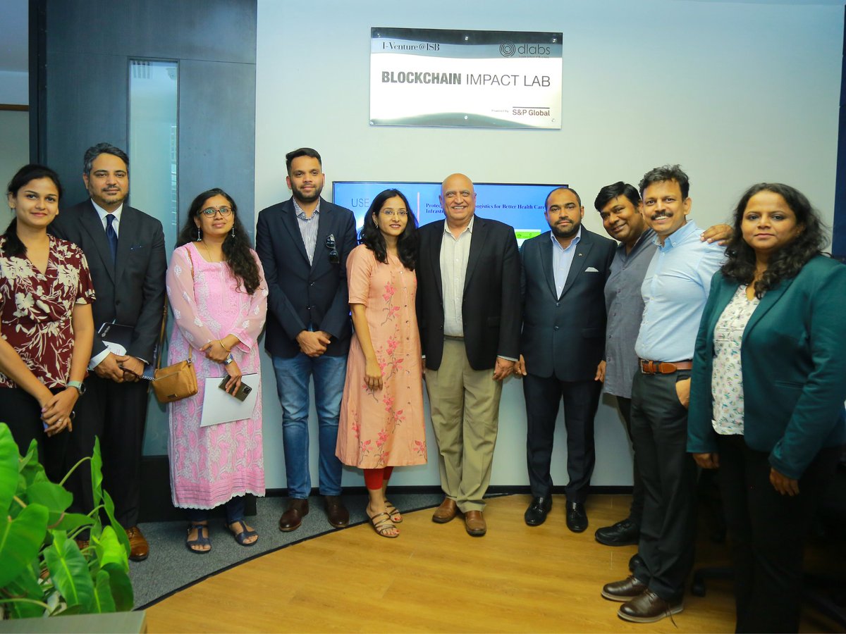 iventureatisb's tweet photo. We are pleased to announce the launch of Blockchain Impact Lab by DLabs at @ISBedu, in collaboration with @SPGlobal to support and nurture innovations in the #blockchain space.

#BlockchainLab #DLabs #ISB #SPGlobalIndia #SPGlobalTech https://t.co/lI2sar43PM