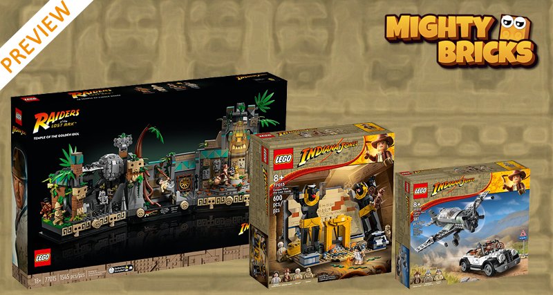 _MightyBricks_'s tweet photo. #LEGO Indiana Jones Sets feiern ihr Comeback
Da die Sets vorerst Teil-Exklusiv sind, verkaufen wir diese (leider) erst ab Juni bei uns im #MightyBricks Store! Natürlich sind die Sets dann auch in unserem Onlineshop verfügbar.
#Teltow #IndianaJones
https://t.co/rc9DGxSHCQ https://t.co/VP1YcKZxEQ