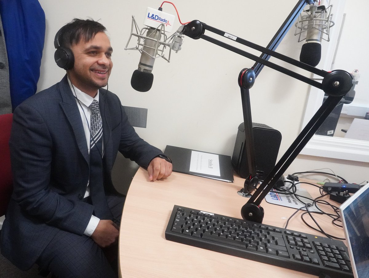 GreystoneSols's tweet photo. Catch our Director, Bilal Farooq on @LDHradio (1134 AM) with Keith Bowden, former @BBC and @SkySports presenter, this Wednesday at 4pm. Where he discusses his business and what the local community means to him.

Catch it on their website and via the Tuneln Radio app. https://t.co/4DZpdqlf9q