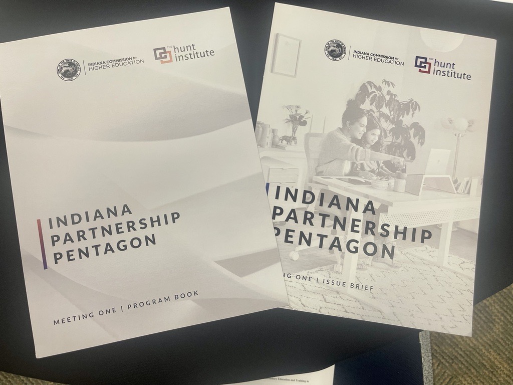 Our #HigherEd team is excited to be in IN today with <a href="/HigherEdIN/">Indiana Commission for Higher Education</a> for the launch of the Indiana Commission for Higher Education Partnership Pentagon! This initiative is designed to guide the priorities of higher education in Indiana over the coming years.