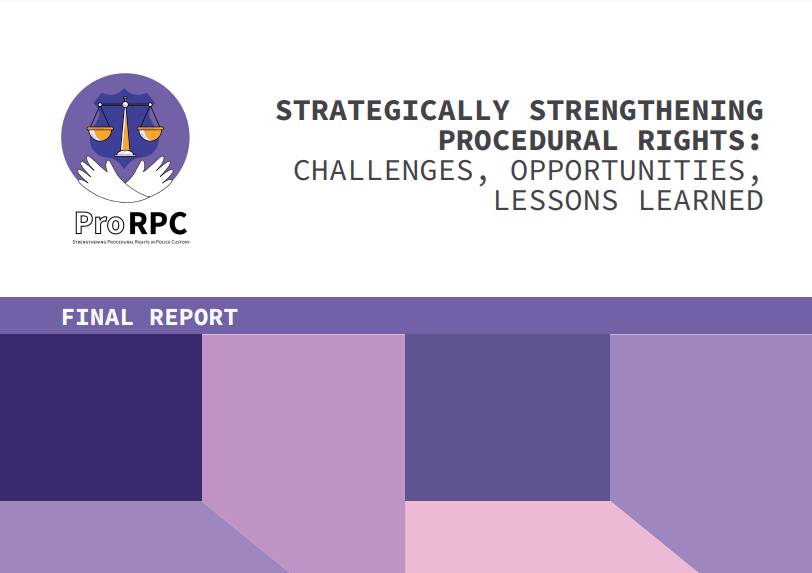 With our partners, we examined the needs of people in police custody and identified promising practices and challenges in the EU on: 💡 Access to a lawyer 💡 Legal aid 💡 Understanding your rights 💡 Audio-visual recording Read the final report here: fairtrials.org/app/uploads/20…