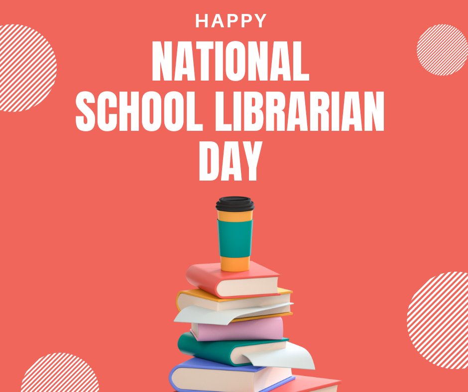 I just found out it's #NationalSchoolLibrarianDay I hope you've got a great book and a strong cup of coffee!