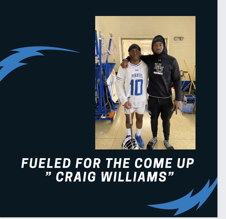 Craig Williams, a freshman from Baltimore, Maryland. The conversation started by asking him what inspired him to play lacrosse, and he said he was inspired to play lacrosse by my older cousin…..Read more link below 💙

docs.google.com/file/d/1KeqQRY…