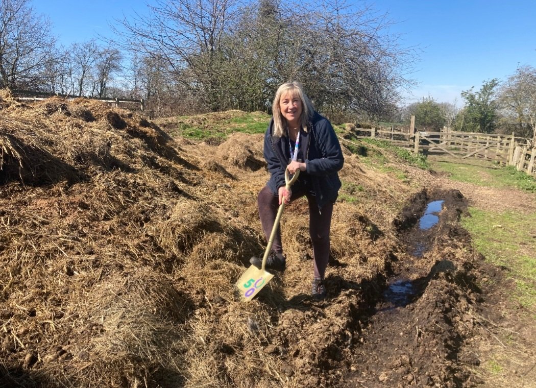 More from Thornberry Animal sanctuary can assure our colleagues in Huddersfield after mucking out with the Golden Shovel it will be cleaned before the hand over 😂