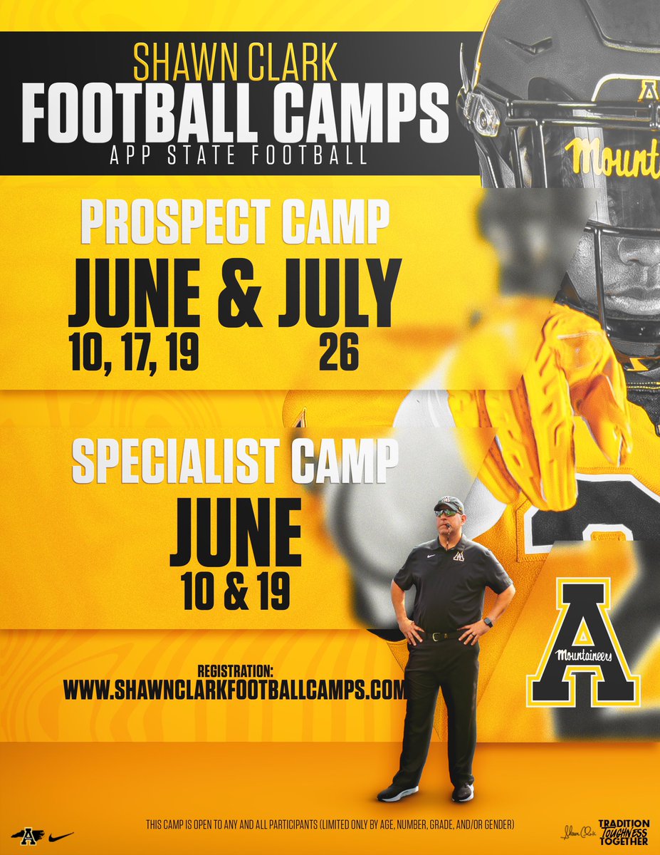 Registration is NOW OPEN ! 
Compete <a href="/AppState_FB/">App State Football</a> #ballout