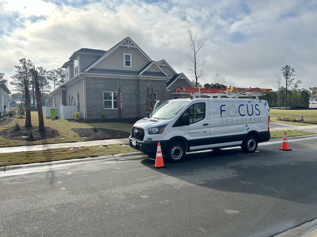 After advocating for the inclusion of billions of dollars in legislation for rural and exurban broadband service, it’s great to welcome ⁦<a href="/FOCUSBroadband/">FOCUS Broadband</a>⁩ to our home this morning to install fiber.  ⁦<a href="/NRECANews/">NRECA</a>⁩ <a href="/NRECABroadband/">NRECA Broadband</a> ⁦<a href="/NCTA/">NC TECH Association</a>⁩