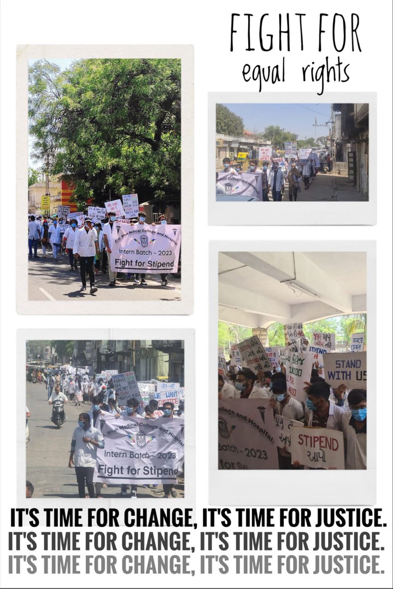 IndrajeetsinhK's tweet image. We want equal rights...we want equal stipend. 
 #stipendinequality 
#cusmcinterns
@Rushikeshmla
@mansukhmandviya
@CMOGUJ
@NMC_INjama @imBhupendrasinh
@indiatoday
@Dainikbhaskar
@CNNnews18
@aajtak @TimesNow @ZeeNews @NewsIndiaTweets @ABPNews @tv9gujarati @Jamawat3 @devanshijoshi71