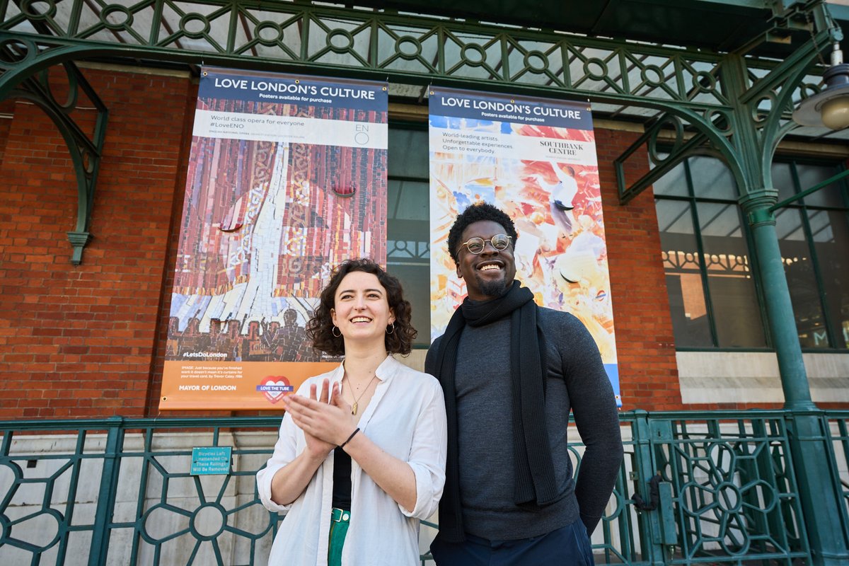 <a href="/ltmuseum/">London Transport Museum</a> <a href="/justinesimons1/">Justine Simons OBE</a> <a href="/TfL/">TfL</a> Thank you to Justine Simons and Andy Lord who joined us for unveiling the posters on display in Covent Garden - as well as Oluwaseun Olayiwola (<a href="/itsamule/">Oluwaseun Olayiwola</a>) &amp; Aea Varfis-van Warmelo (<a href="/AeavanWarmelo/">Aea Varfis-van Warmelo</a>) from Southbank Centre's New Poets Collective who performed original works (2/2)